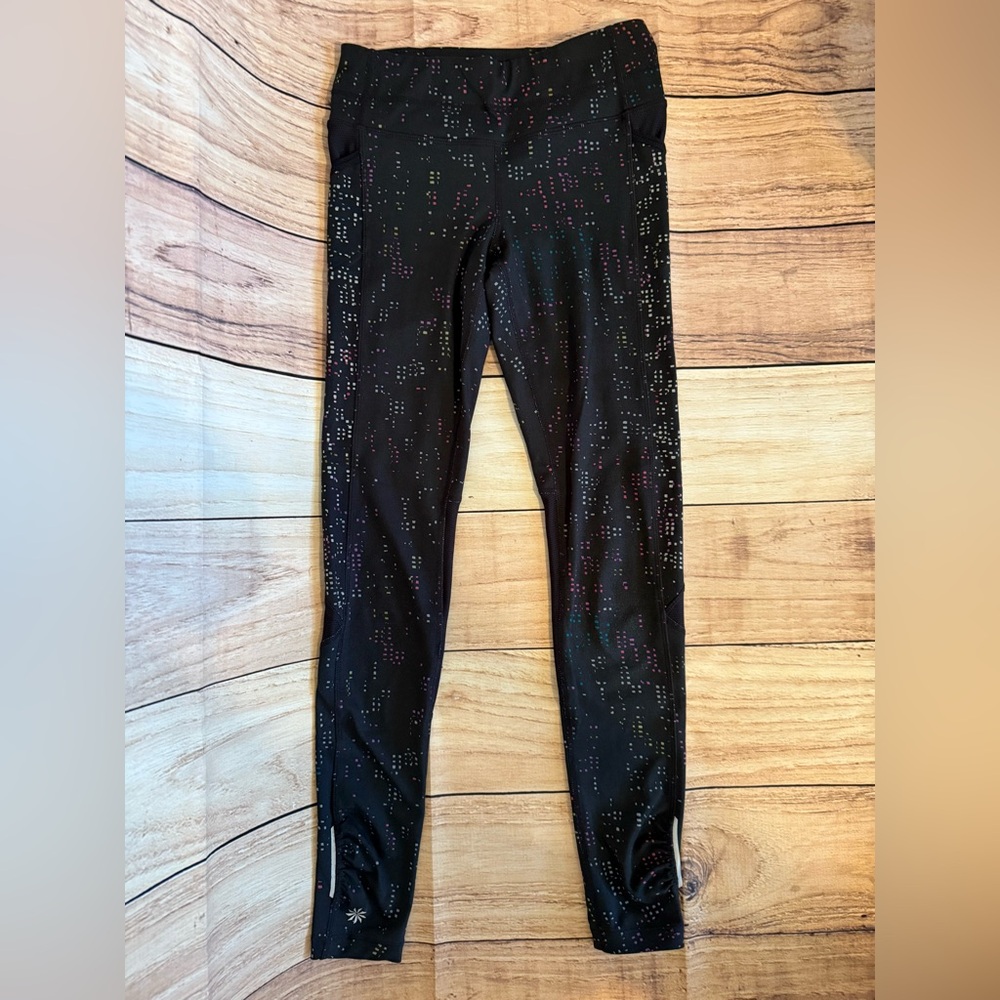 Athleta Fast Lane Be Free Tight Leggings Black XXS